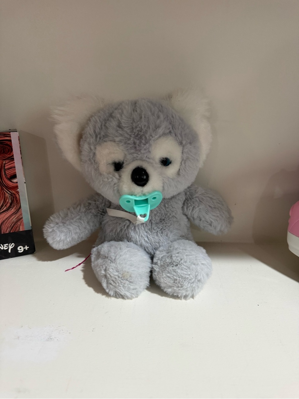 Little live pet koala with pacifier